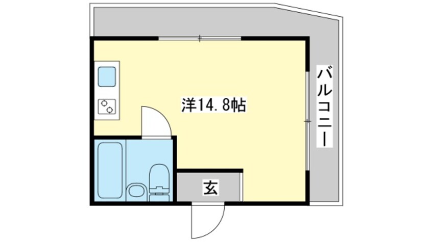 間取図 シャトー睦