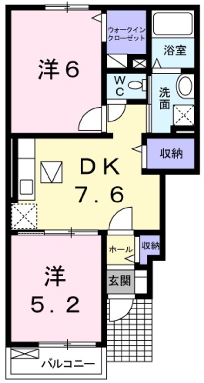 間取図 ベルファミーユⅡ