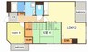 泉マンション 2LDKの間取り