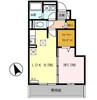 モダンコート東阿保 1LDKの間取り