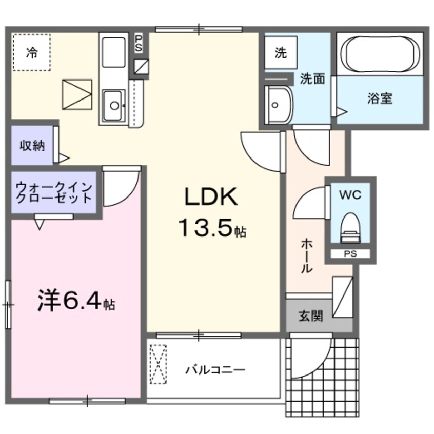 間取図 ブリランテ　クアトロ