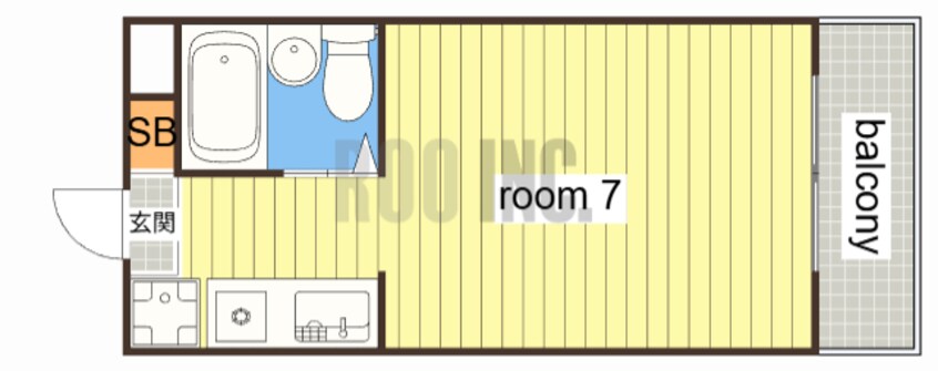 間取図 ウイングス北平野