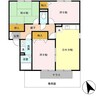 ヴィラウィッシュ 3LDKの間取り