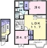 アメニティ１０ 2LDKの間取り