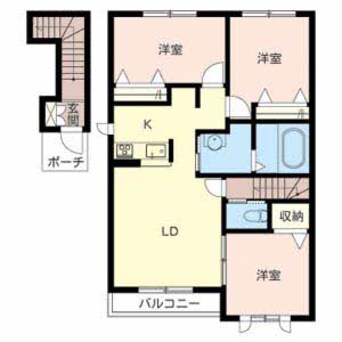 間取図 クラヴィエ花水木Ⅱ