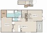 プルミエルＡ 2LDKの間取り