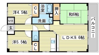 間取図 エバーグリーン堂本