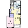 コンフォースＨＩＳＡＧＯ 1LDKの間取り
