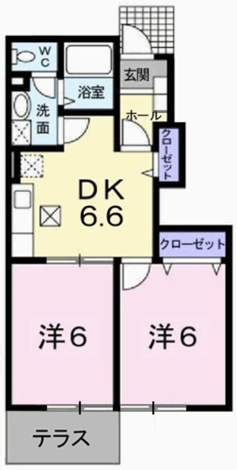 間取図 シエル・リビエール