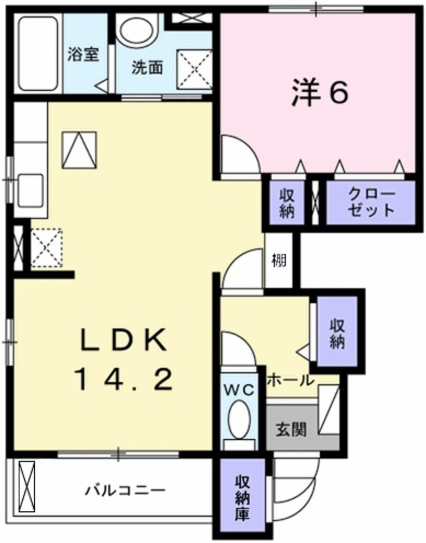 間取図 ラ・ブリーズ　ハルⅡ