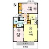ラ・フォーレ　A棟 2LDKの間取り
