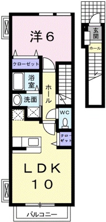 間取図 アクティブ　Ｉ．Ｋ　Ⅱ