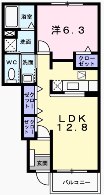 間取図 フィールドパレスⅣ