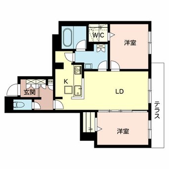 間取図 シャーメゾンオリーブ