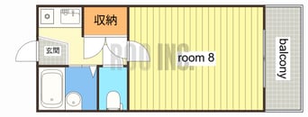 間取図 エミール天神　A棟