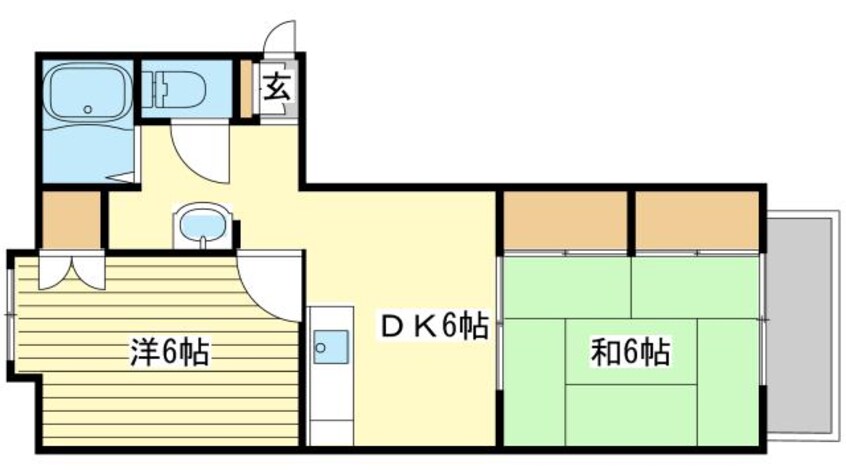 間取図 エステートピア白浜Ⅱ