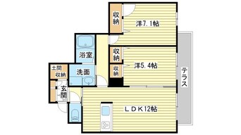 間取図 シャーメゾン　ミリアン