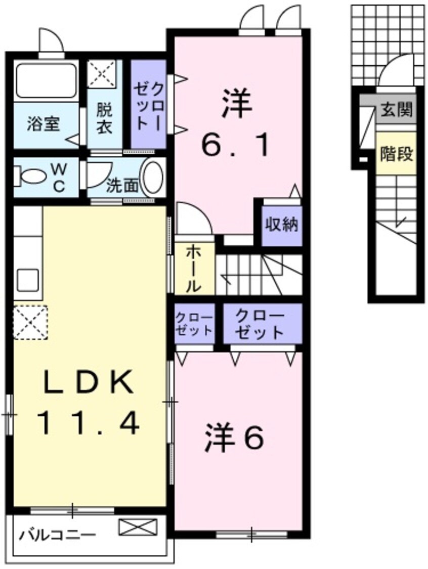 間取図 ロサ・パラーシオ