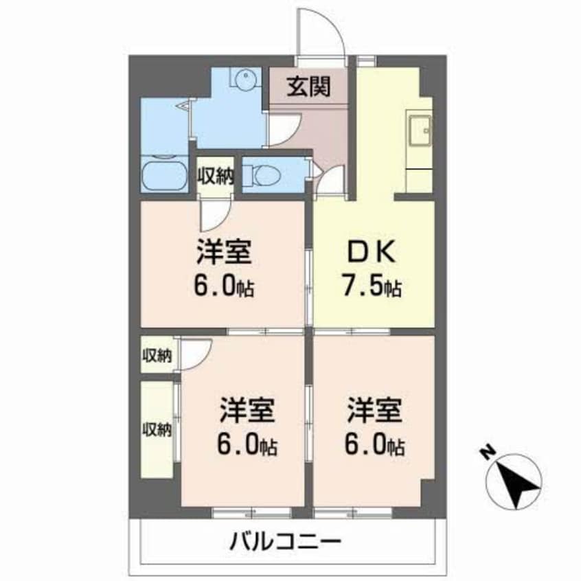 間取図 メゾンヒカリ