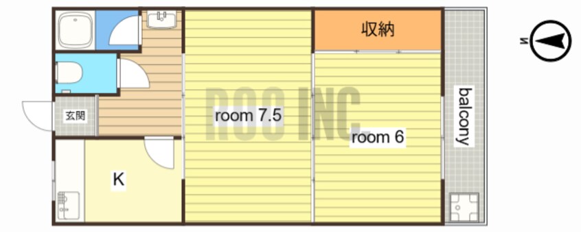 間取図 クレメア　A棟
