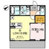 D-PLACE城西 1LDKの間取り