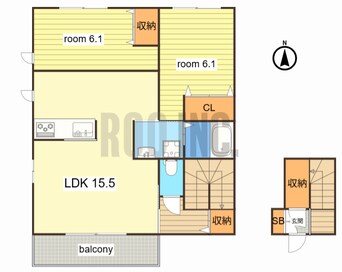 間取図 シャーメゾンリエート