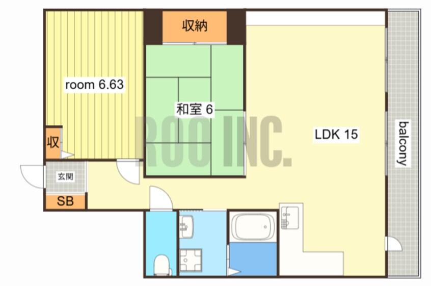 間取図 プレステージ飾磨駅前Ⅲ