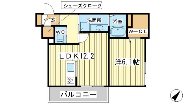 間取り図 ベレオ英賀保駅前