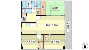 間取図 サンヴェール坊垣