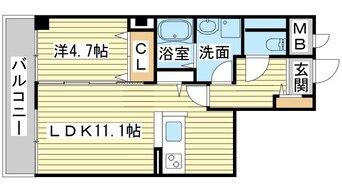 間取図 パラストＫＳ