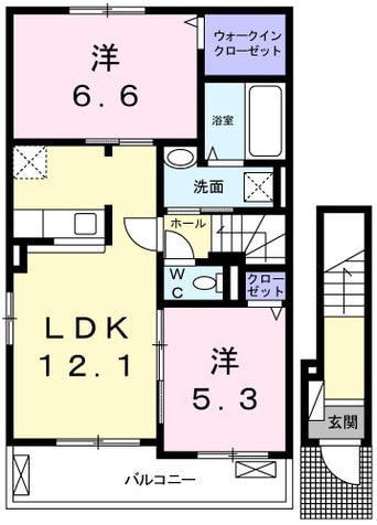 間取図 サングレイスＡ