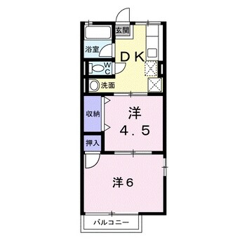 間取図 ルンビニーＤ