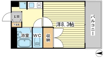 間取図 リッチウォーク市役所前