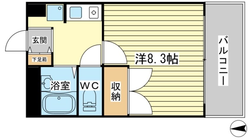間取図 リッチウォーク市役所前