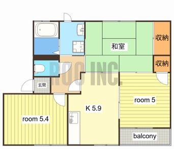 間取図 リバーサイドⅡ