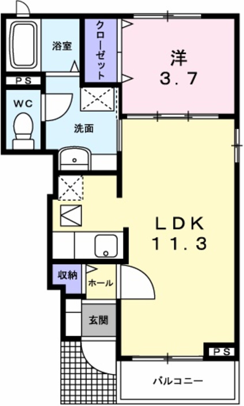 間取図 ブリーズ坂上