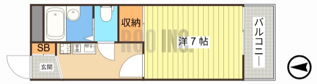 間取り図 アーバンフラッツK