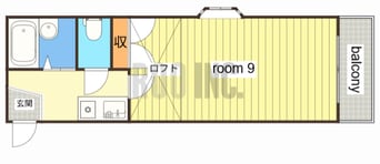 間取図 エミール天神 B