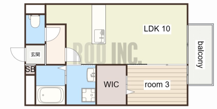 間取図 セリバテール荒川