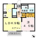 モナリエＡの間取図