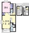 アマルフィ３６ 1LDKの間取り