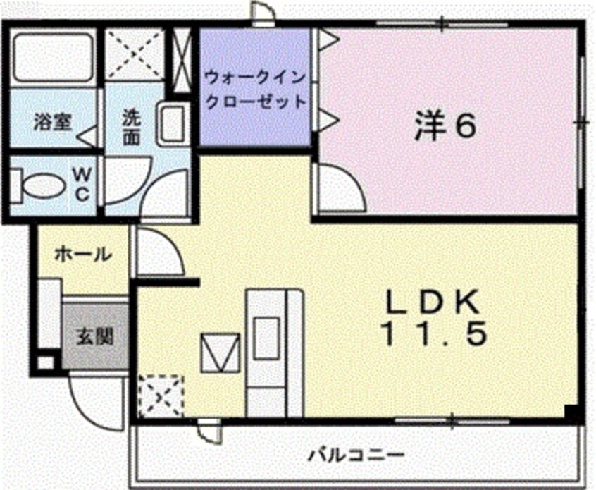 間取図 シュライン・フロント