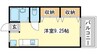 サンライフ２１　Ａ棟 1Rの間取り
