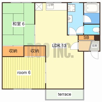 間取図 グリーンハイツ大谷