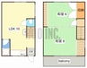 オレンジベースアパート 2LDKの間取り