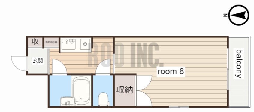 間取図 ロッキーコート太子