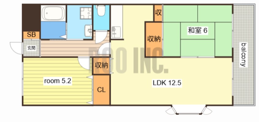 間取図 スタットニューヘン英賀保
