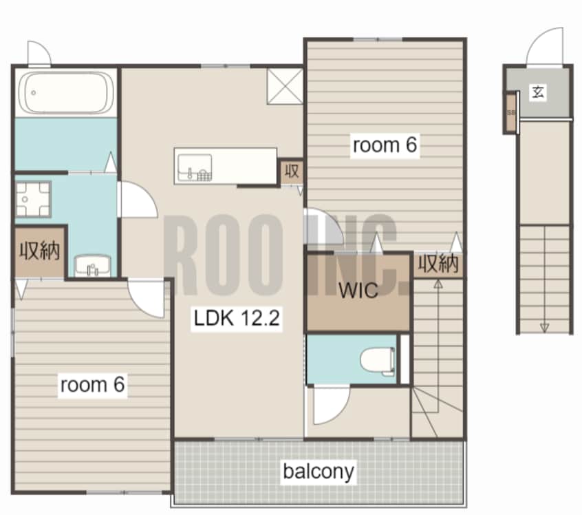 間取図 ボヌール