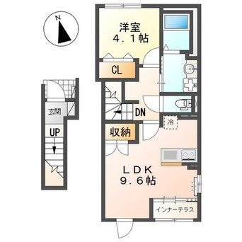 間取図 クローバーエイト