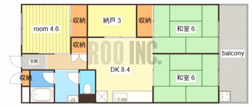 間取図 メゾン小松